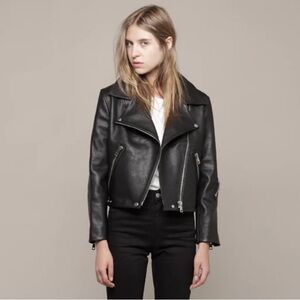 Acne Studios Rita leather jacket, size 36 100% goat leather
